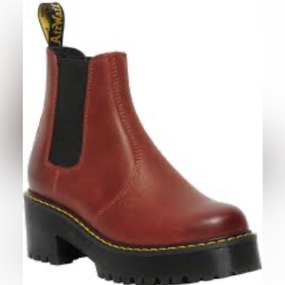 Dr. Martens Red Chelsea Boots